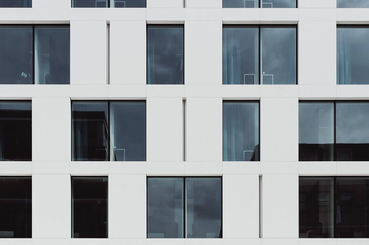 Gebouw strak ontwerp